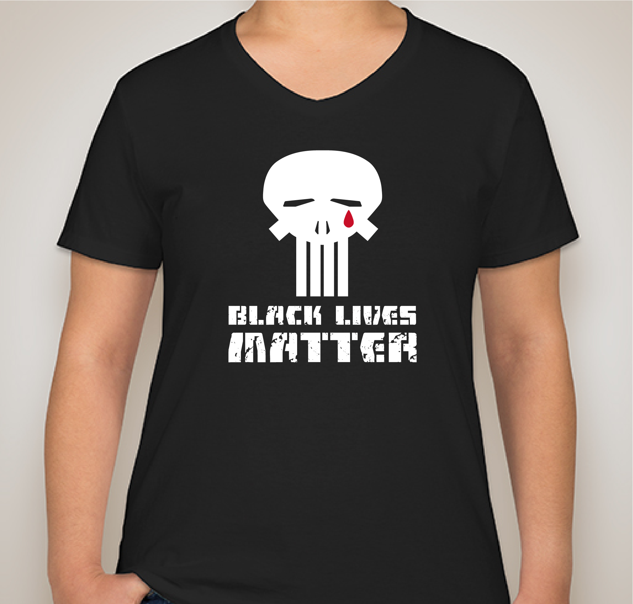 Black Lives Matter - Skulls For Justice #18 - Presented by Gerry Conway Fundraiser - unisex shirt design - front