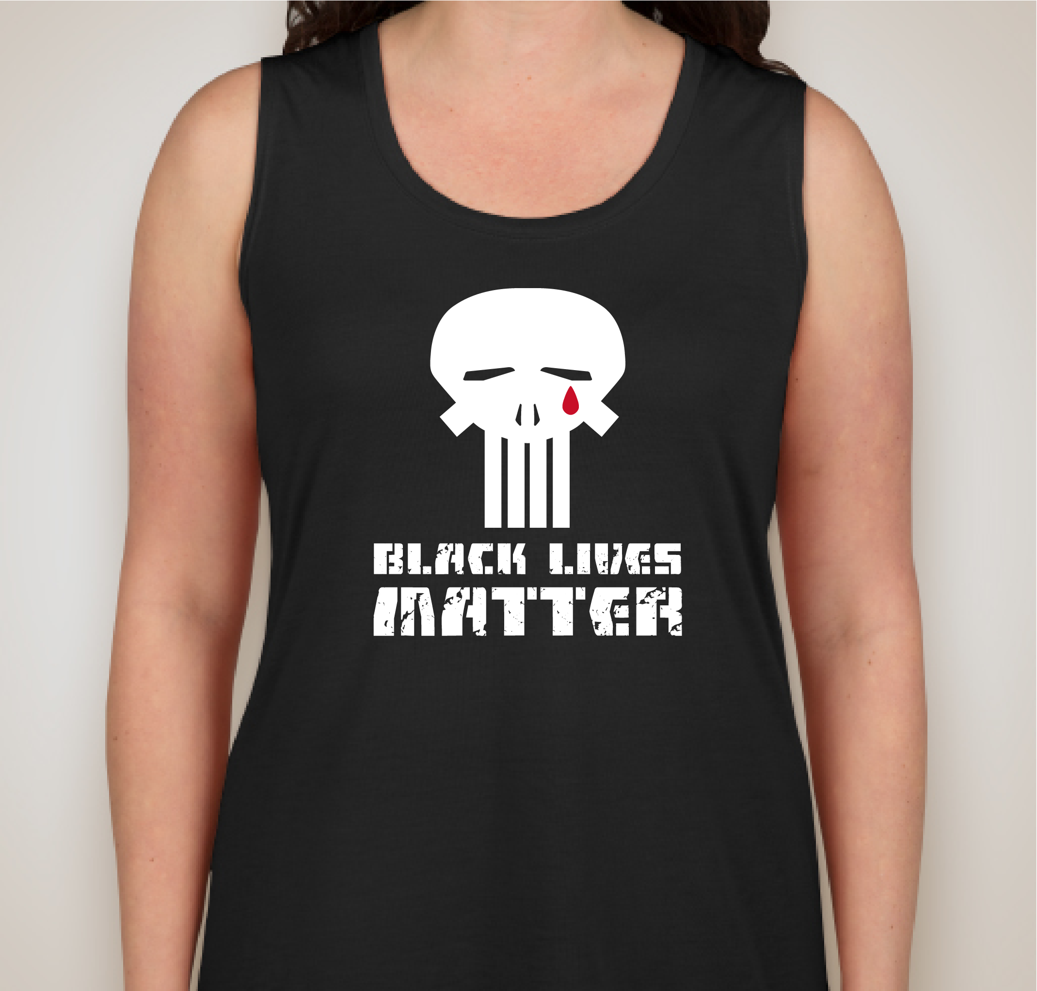 Black Lives Matter - Skulls For Justice #18 - Presented by Gerry Conway Fundraiser - unisex shirt design - front