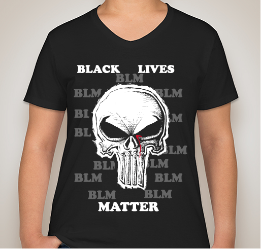 Black Lives Matter - Skulls For Justice #19 - Presented by Gerry Conway Fundraiser - unisex shirt design - front