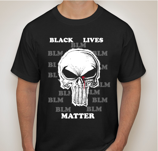 Black Lives Matter - Skulls For Justice #19 - Presented by Gerry Conway Fundraiser - unisex shirt design - front