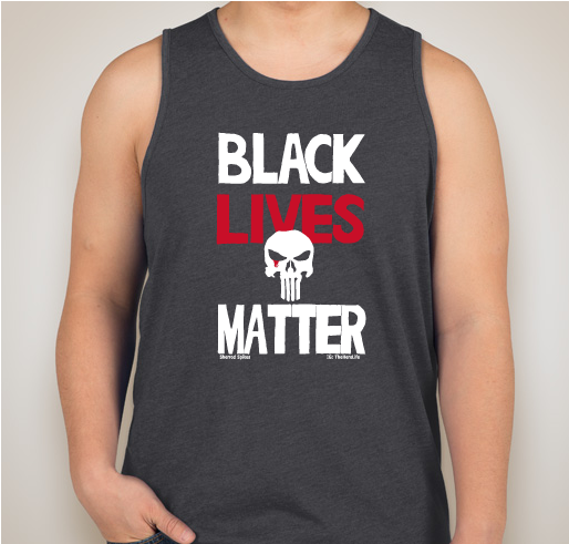 Black Lives Matter - Skulls For Justice #20 - Presented by Gerry Conway Fundraiser - unisex shirt design - front