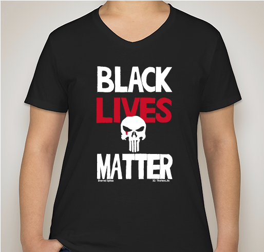 Black Lives Matter - Skulls For Justice #20 - Presented by Gerry Conway Fundraiser - unisex shirt design - front