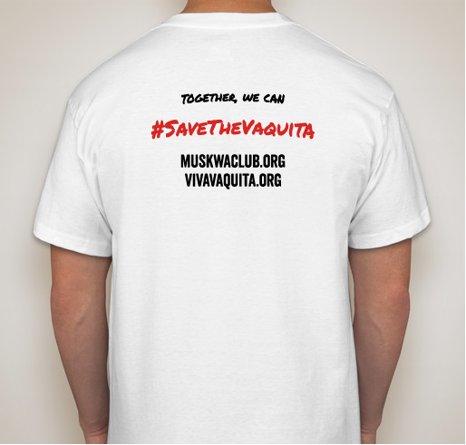 International Save the Vaquita Day 2020 Fundraiser - unisex shirt design - back