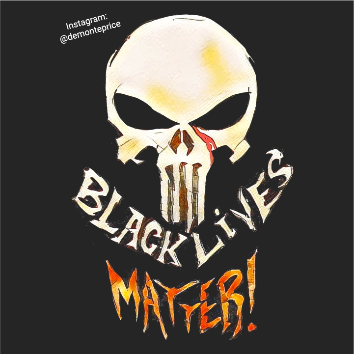 Black Lives Matter - Skulls For Justice #2 - Presented by Gerry Conway shirt design - zoomed