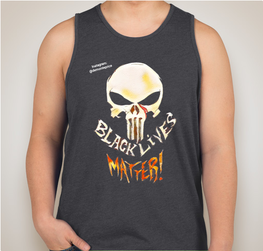 Black Lives Matter - Skulls For Justice #2 - Presented by Gerry Conway Fundraiser - unisex shirt design - small