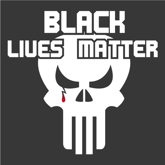 Black Lives Matter - Skulls For Justice #23 - Presented by Gerry Conway shirt design - zoomed