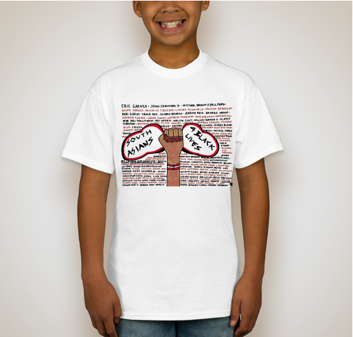 South Asians for Black Lives Tee Fundraiser - unisex shirt design - front