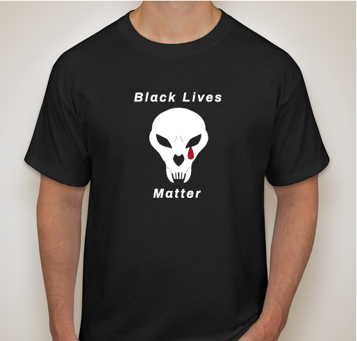 Black Lives Matter - Skulls For Justice #24 Presented by Gerry Conway Fundraiser - unisex shirt design - front