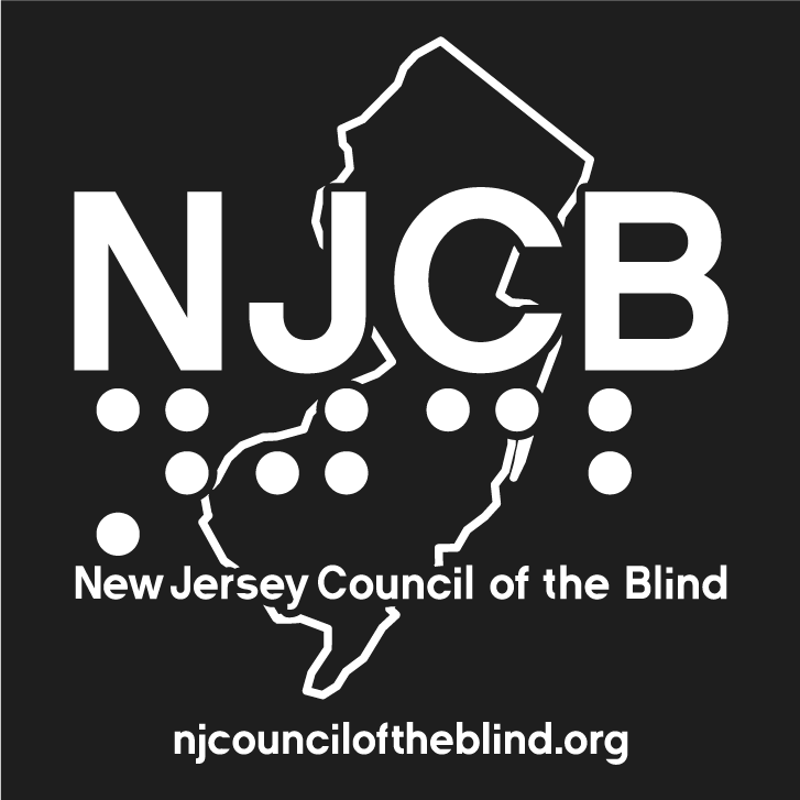 Support the New Jersey Council of the Blind Scholarship Fund shirt design - zoomed