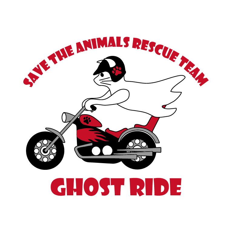 Ghost Ride shirt design - zoomed