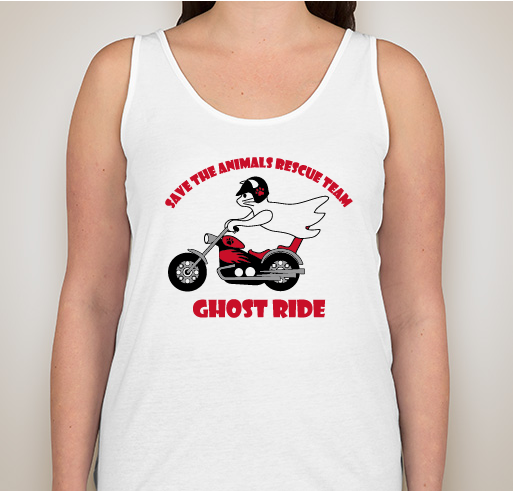 Ghost Ride Fundraiser - unisex shirt design - front