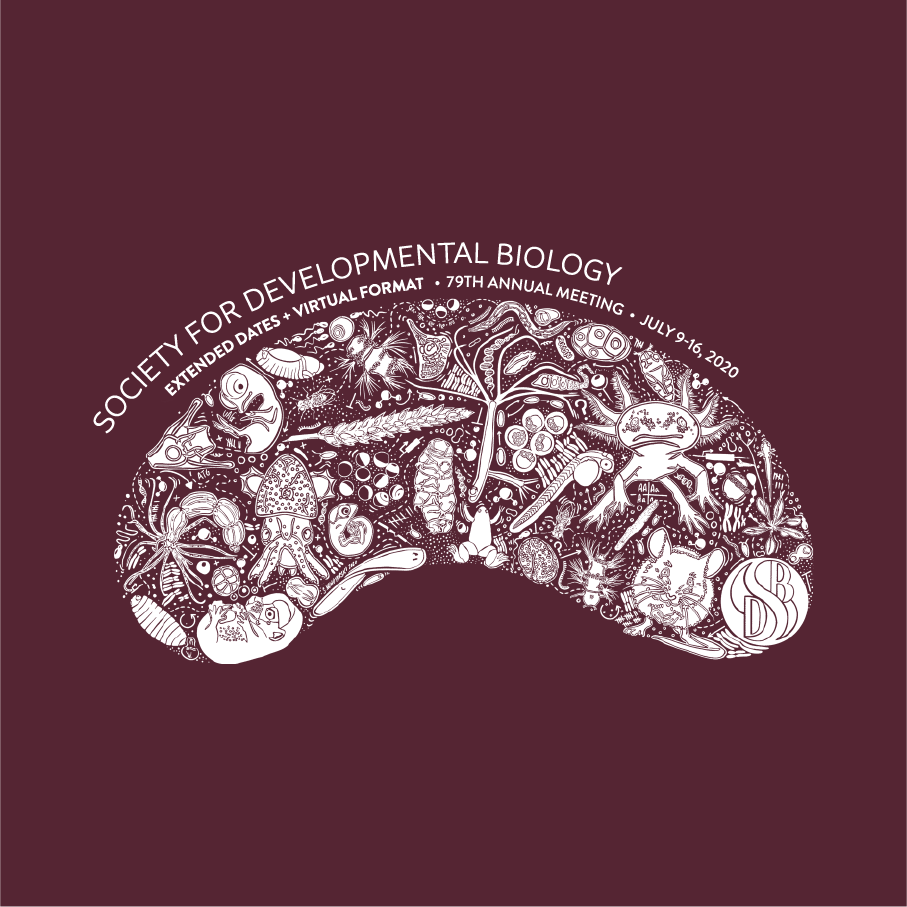 Society for Developmental Biology 79th Annual Meeting T-Shirts shirt design - zoomed
