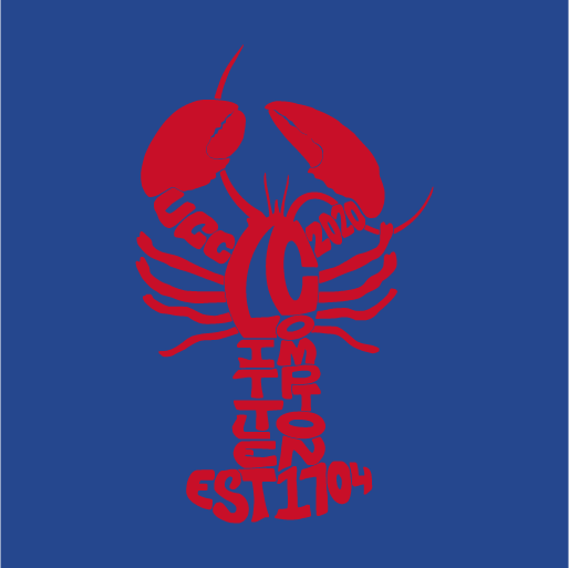 UCC Little Compton Lobster T-Shirt shirt design - zoomed
