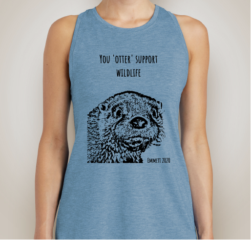 Otter shirts! Fundraiser - unisex shirt design - front