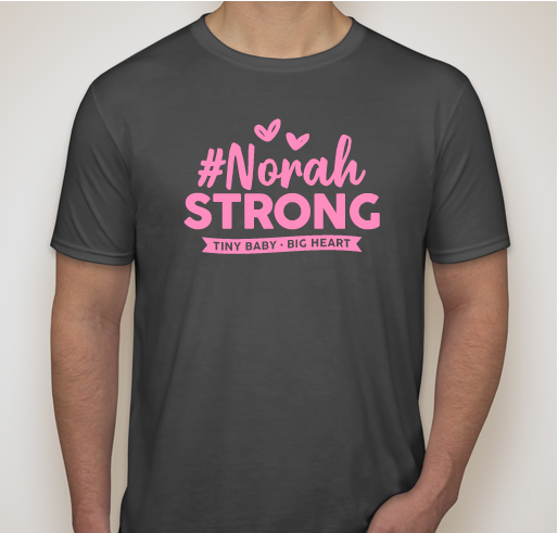 #NorahStrong Fundraiser - unisex shirt design - front