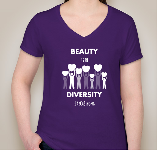 Beauty is in Diversity Fundraiser - unisex shirt design - front