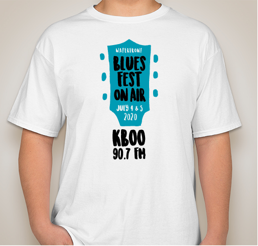 KBOO Blues Fest Charity Partners Fundraiser Fundraiser - unisex shirt design - front