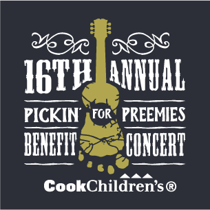 16th Annual Pickin’ For Preemies - Masks shirt design - zoomed