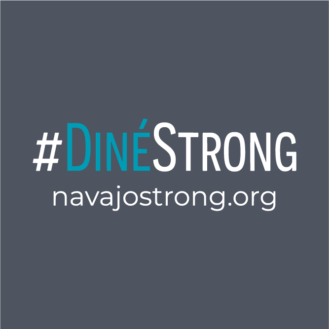 NavajoStrong for the Navajo community affected by COVID-19 shirt design - zoomed