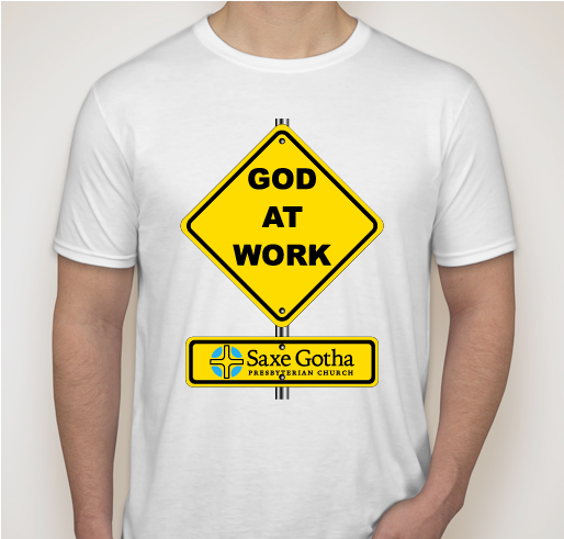 God at Work T-Shirt Fundraiser Fundraiser - unisex shirt design - front