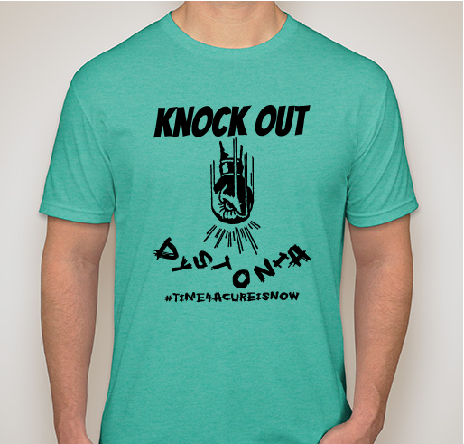 $5Cure4Dystonia Fundraiser - unisex shirt design - front