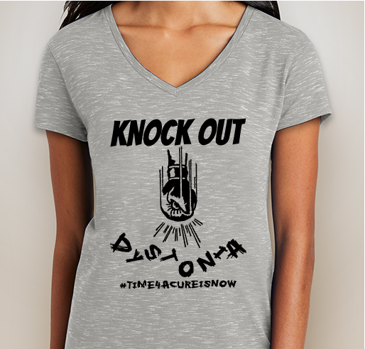 $5Cure4Dystonia Fundraiser - unisex shirt design - front