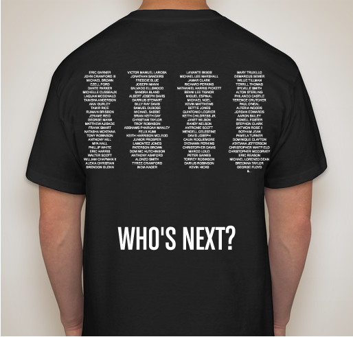 BLACK LIVES MATTER - Bail Fund Fundraiser Fundraiser - unisex shirt design - back