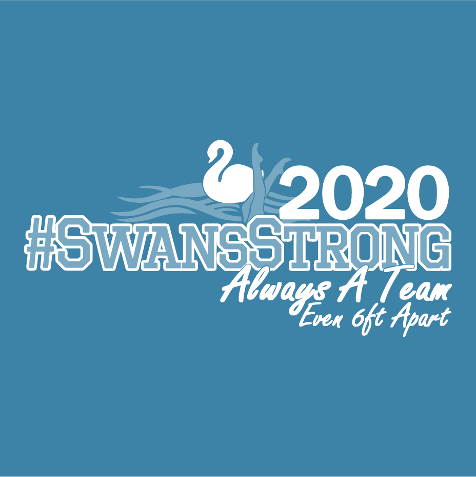 #SwansStrong shirt design - zoomed