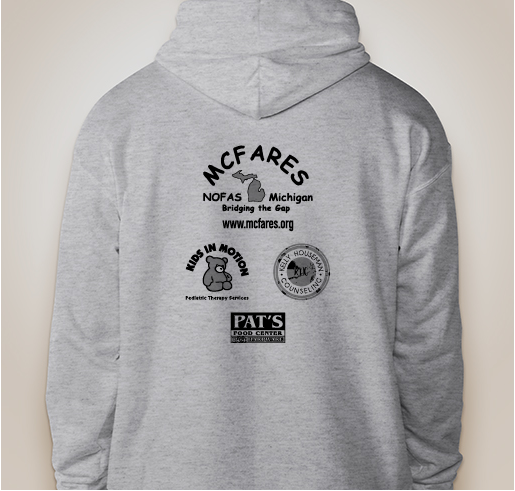 MCFARES Friends of FASD Virtual 5K! Fundraiser - unisex shirt design - back