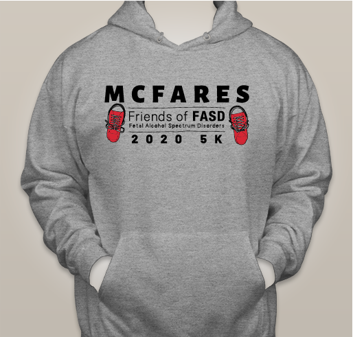 MCFARES Friends of FASD Virtual 5K! Fundraiser - unisex shirt design - small