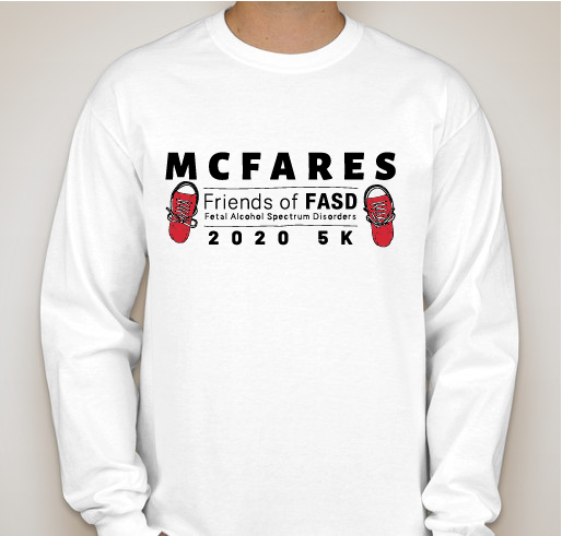 MCFARES Friends of FASD Virtual 5K! Fundraiser - unisex shirt design - small