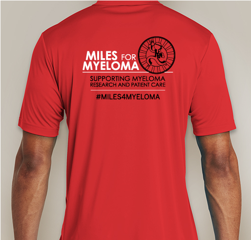 Miles 4 Myeloma 16th Anniversary: The Myeloma Million Fundraiser - unisex shirt design - front