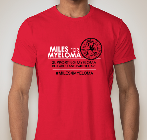 Miles 4 Myeloma 16th Anniversary: The Myeloma Million Fundraiser - unisex shirt design - front