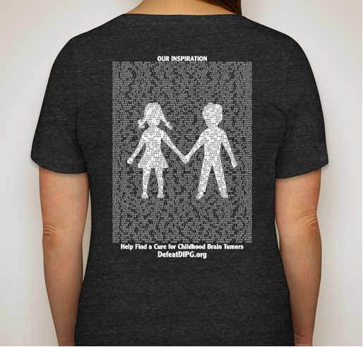Join the Fight - Defeat DIPG Fundraiser - unisex shirt design - back