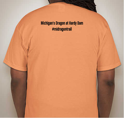 Michigan's Dragon at Hardy Dam Fundraiser - unisex shirt design - back