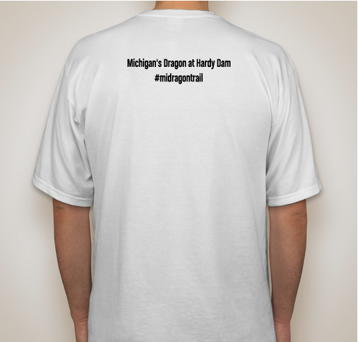 Michigan's Dragon at Hardy Dam Fundraiser - unisex shirt design - back
