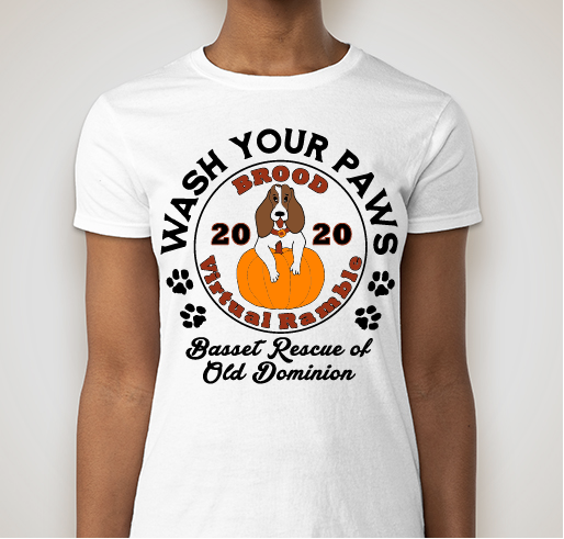 BROOD 2020 Virtual Ramble Fundraiser - unisex shirt design - front