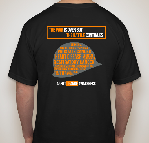 Bring Light to Agent Orange Awareness Fundraiser - unisex shirt design - back
