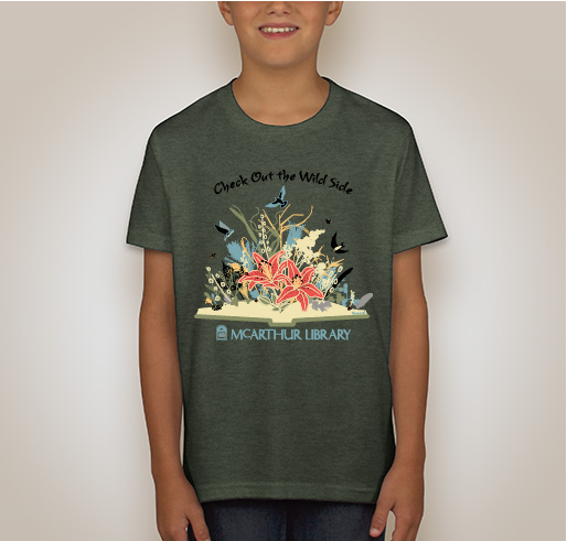McArthur Library's Summer Learning Program T-Shirts Fundraiser - unisex shirt design - front