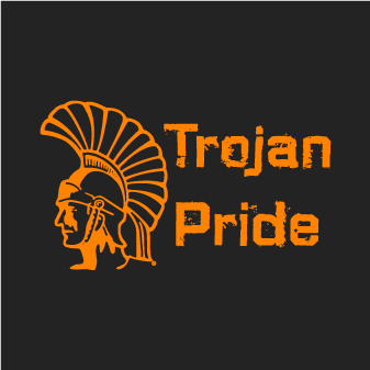 East High Trojan Football Mask Fundraiser shirt design - zoomed