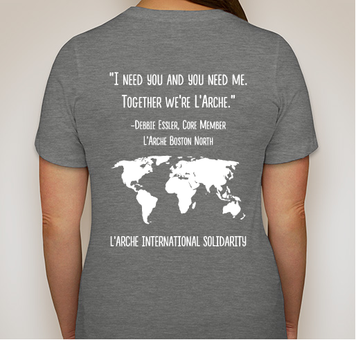 Solidarity Fundraiser for L'Arche-International Covid Relief Appeal! Fundraiser - unisex shirt design - back