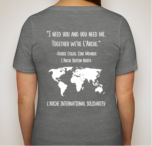 Solidarity Fundraiser for L'Arche-International Covid Relief Appeal! Fundraiser - unisex shirt design - back