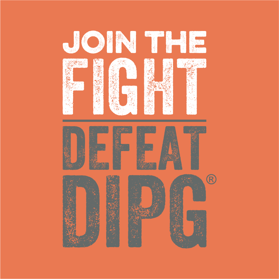 Join the Fight - Defeat DIPG shirt design - zoomed