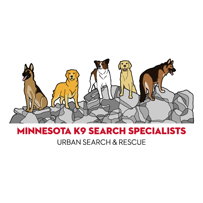 Support Minnesota K9 Search Specialists! shirt design - zoomed