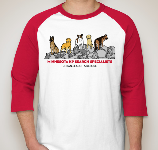Support Minnesota K9 Search Specialists! Fundraiser - unisex shirt design - front
