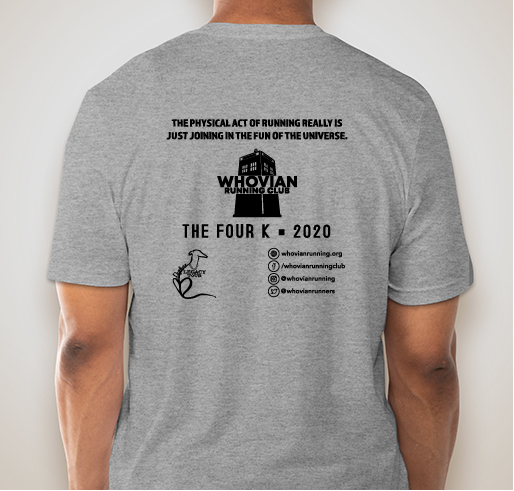 WRC The Four K Fundraiser - unisex shirt design - back