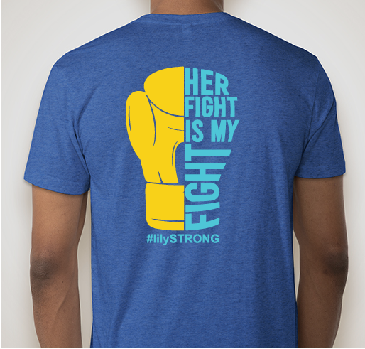Love for Lily!! Fundraiser - unisex shirt design - back