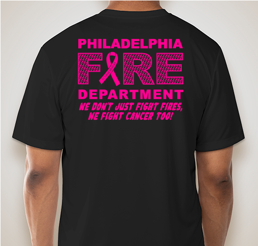 2020 Philadelphia Fire Department Breast Cancer Awareness Fundraiser (Est. 10/20 Delivery) Fundraiser - unisex shirt design - back