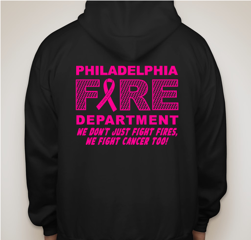 2020 Philadelphia Fire Department Breast Cancer Awareness Fundraiser (Est. 10/20 Delivery) Fundraiser - unisex shirt design - back