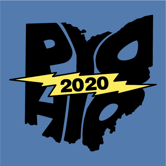 PyOhio 2020 benefiting Black Girls CODE shirt design - zoomed